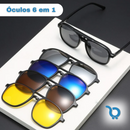 Óculos de Sol Multicor 6 em 1