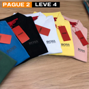 Kit 4 Polos H. Boss -  Pague 2 e Leve 4